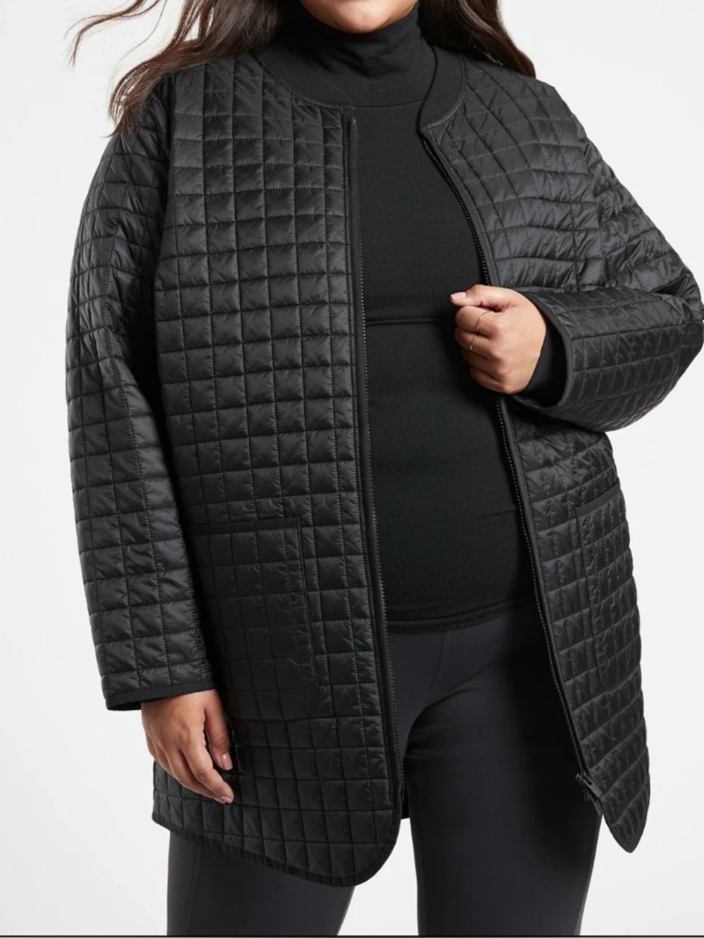 Athleta Grandview PrimaLoft
Shell Jacket, BLACK SIZE L